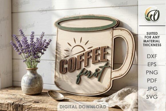 3D Rustic Kitchen Cutting Board Laser Design Files