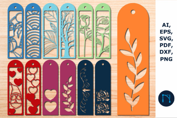Bookmarks Paper Cut SVG Mega Bundle for Crafts