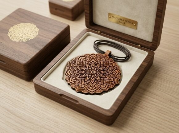 Create Stunning Jewelry with an Intricate Mandala Pendant Laser Cut Design