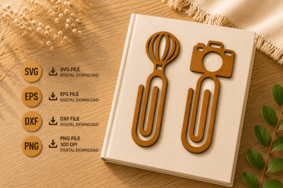 Decorative Bookmarks SVG Laser Cut Set