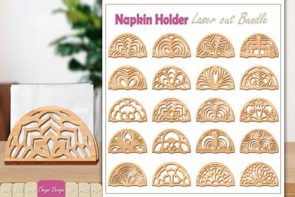 Elevate Your Table Setting with Laser Cut Wooden Napkin Holders