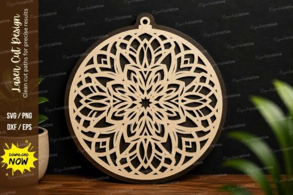 Mandala Ornament Design Laser Cut Svg: Elevate Your Projects