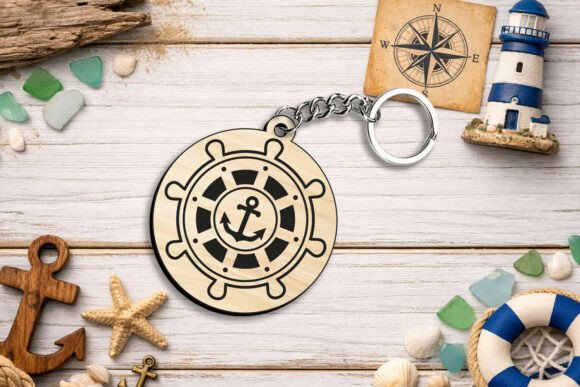 Maritime Beach Sea Ocean Keychain Gift
