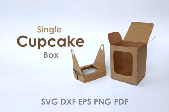Mini Cupcake Bakery Box Cut File: Perfect Packaging