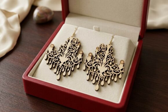 Ornate Baroque Chandelier Earrings: A Statement in Style