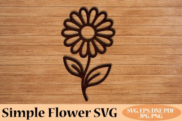 Simple Flower SVG: Elegant Design for Every Project