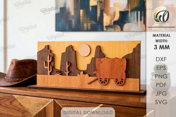 Western Stand Laser Cut Design